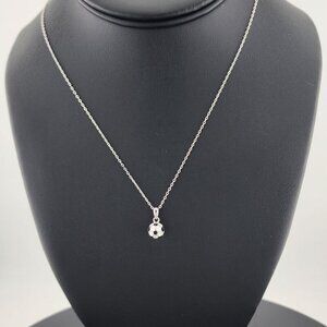 Brand New Sterling Silver 925 Soccer Ball Necklace – Sports Jewelry